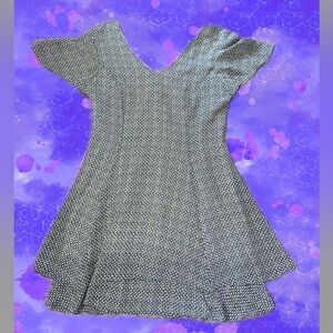 CDC - Vintage 90s patterned tiered mini dress